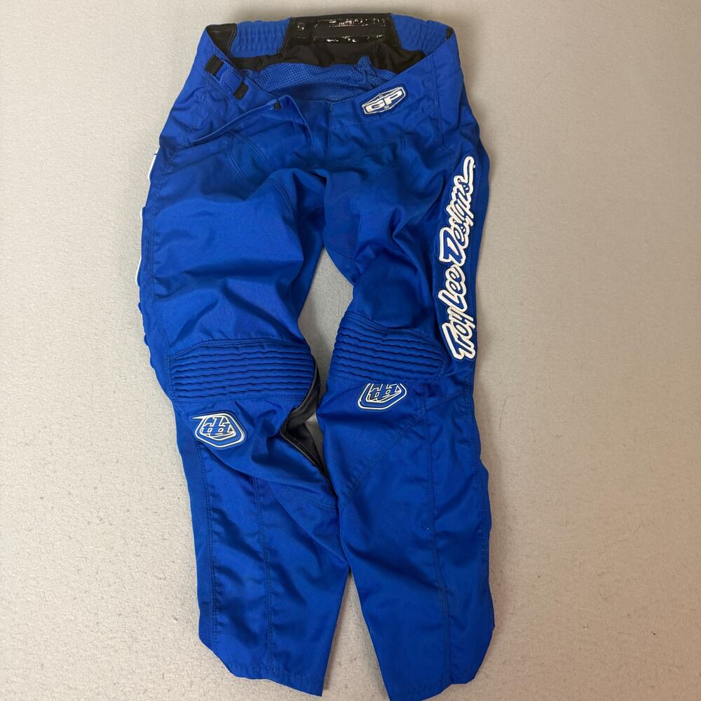 Troy Lee Designs GP Motocross Pants Adult Size 30 Blue MX Dirt Bike Racing Gear